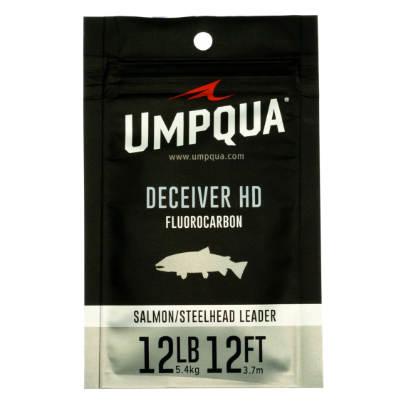 Umpqua Deceiver HD Salmon & Steelhead Fluorocarbon Leader 12ft ryhmässä Koukut & Tarvikkeet / perukkeet & perukemateriaalit / Valmiit perukkeet / Kartioperukkeet @ Sportfiskeprylar.se (NFD9392-8lbr)