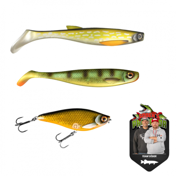 Team Söder PredatorFight Bait Combo Pike ryhmässä Uistimet / vieheet / Viehesarjat / Viehesarjat Hauki @ Sportfiskeprylar.se (PF21TSODERGAD1)