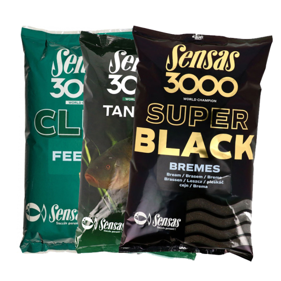 Sensas 3000 1kg x 3-pack ryhmässä Uistimet / vieheet / Boiliet, Hook-syötit & Mäski / Groundbait @ Sportfiskeprylar.se (SENSAS3000MIXPACK)