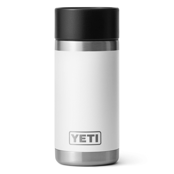 Yeti Rambler 12 Oz Bottle With Hotshot Cap - White ryhmässä Retkeily / ulkoilu / Retkikeittiöt & keittiövälineet / Termokset / Termosmukit @ Sportfiskeprylar.se (SKU-0308-WHI)