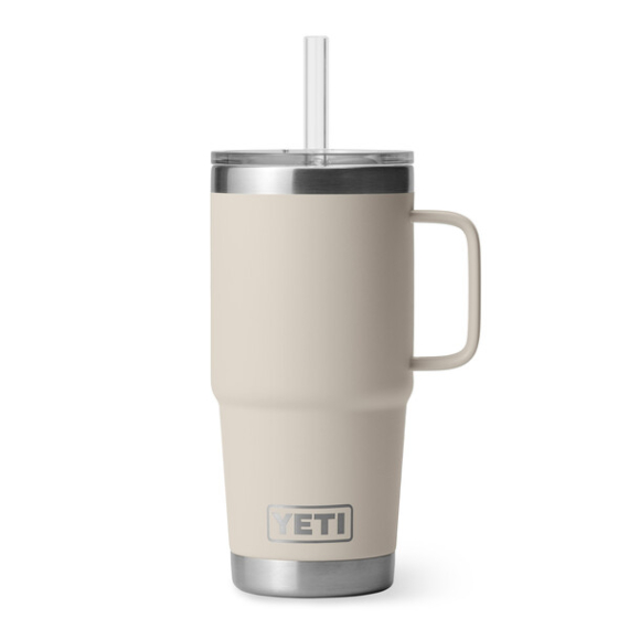 Yeti Rambler 25 Oz Straw Mug 2.0 - Cape Taupe ryhmässä Retkeily / ulkoilu / Retkikeittiöt & keittiövälineet / Termokset / Termosmukit @ Sportfiskeprylar.se (SKU-2326-24H2BH)