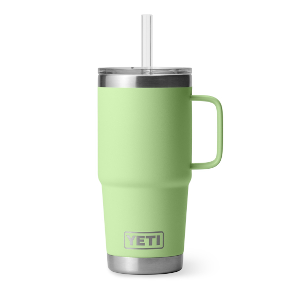 Yeti Rambler 25 Oz Straw Mug 2.0 - Key Lime ryhmässä Retkeily / ulkoilu / Retkikeittiöt & keittiövälineet / Termokset / Termosmukit @ Sportfiskeprylar.se (SKU-2326-24H2KL)