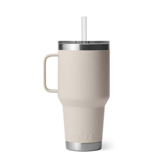 Yeti Rambler 35 Oz Straw Mug 2.0 - Cape Taupe ryhmässä Retkeily / ulkoilu / Retkikeittiöt & keittiövälineet / Termokset / Termosmukit @ Sportfiskeprylar.se (SKU-2327-24H2BH)