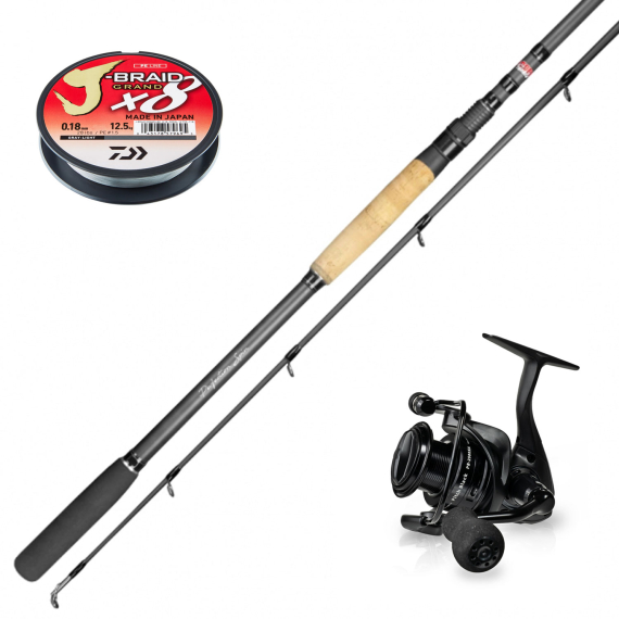 Okuma Pitch Black V2 Söder Tackle Perfection Pike Combo ryhmässä Kalastusmenetelmät / Heittokalastus / Yhdistelmät / Virvelisetit @ Sportfiskeprylar.se (SSPSET-16)