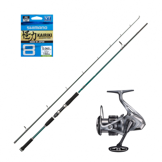 Shimano Nasci Abu Garcia Beast X Pike Combo ryhmässä Kalastusmenetelmät / Heittokalastus / Yhdistelmät / Virvelisetit @ Sportfiskeprylar.se (SSPSET-18)