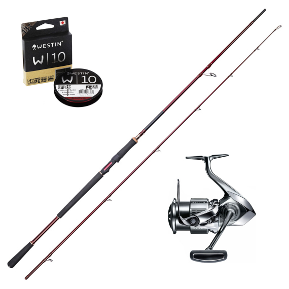 Shimano Stella W6 Powercast Pike Combo ryhmässä Kalastusmenetelmät / Heittokalastus / Yhdistelmät / Virvelisetit @ Sportfiskeprylar.se (SSPSET-20)