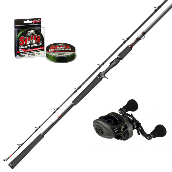 Abu Garcia Revo Beast PikeFight V2 Pike Combo ryhmässä Yhdistelmät / Hyrräkelasetit @ Sportfiskeprylar.se (SSPSET-4)