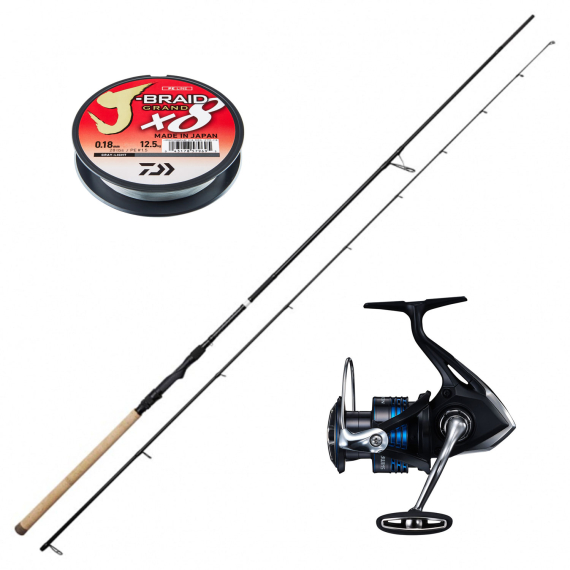 Shimano Nexave Savage Gear SG2 Seatrout Combo ryhmässä Kalastusmenetelmät / Heittokalastus / Yhdistelmät / Virvelisetit @ Sportfiskeprylar.se (SSPSET-7)