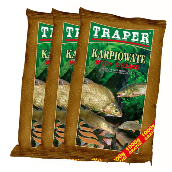 Traper Groundbait Mix 2,5kg x3 ryhmässä Uistimet / vieheet / Boiliet, Hook-syötit & Mäski / Groundbait @ Sportfiskeprylar.se (TRAPERGROUNDBAITPACK)