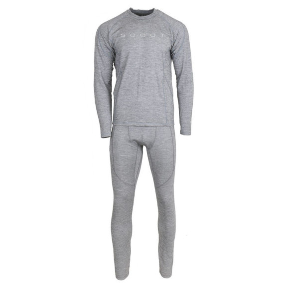 Vision Scout Merino Bamboo Set Grey ryhmässä Vaatteet ja kengät / Vaatetus / Alusosat & alusvaatteet / Pohjakerros-setit @ Sportfiskeprylar.se (V1123-Sr)