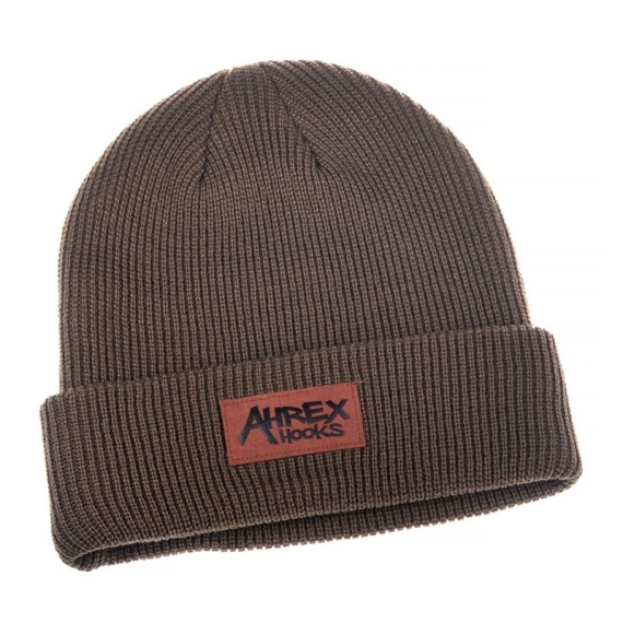 Ahrex Suede Patch Beanie Brown ryhmässä Vaatteet ja kengät / Lippikset ja päähineet / Lakit & pipot @ Sportfiskeprylar.se (abe324)