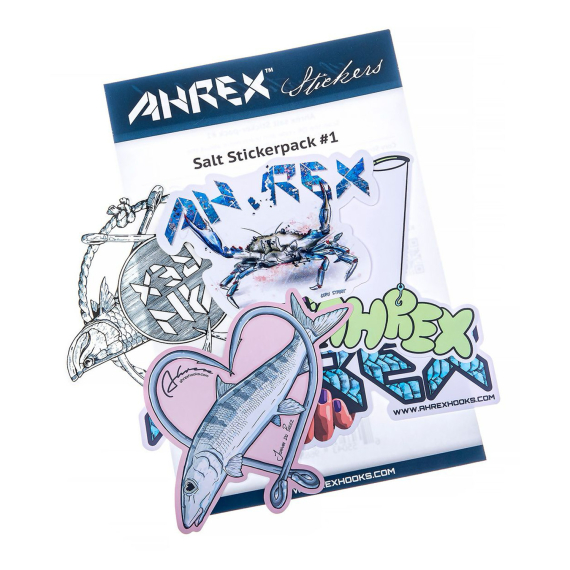 Ahrex Salt Sticker Pack #1 ryhmässä Muut / Liimamerkit & dekaalit @ Sportfiskeprylar.se (asa01)