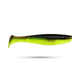 Battle Tail 7cm 6pcs - Brown Chartreuse UV