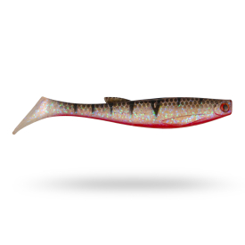 Scout Shad 12cm (4pcs) - Red Ghost Perch