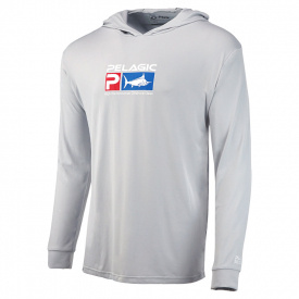 Pelagic Aquatek Deluxe Hoody Light Grey