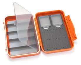 C&F Medium 2-Row WP Tube Fly Case w 5 Comp (CF-2405H) Burnt Orange