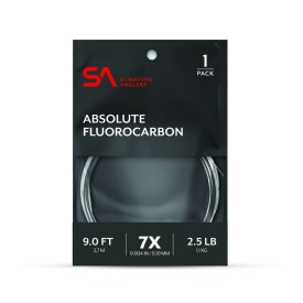 SA Absolute Fluorocarbon Tapered Leader 9'