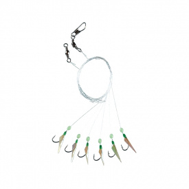 Fladen Ghost Sabiki 6 Hooks, Size 6