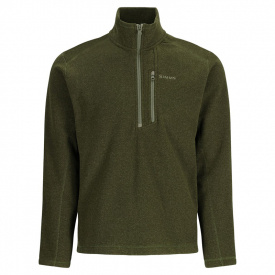 Simms Rivershed Half Zip Riffle Heather