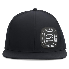 Simms Flatbill Cap Black