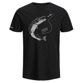 Fladen T-Shirt Fighting Pike Black