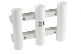 Rod Holder 3 compartments White medium 22x5x30cm