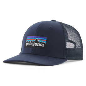 Patagonia P-6 Logo Trucker Hat New Navy