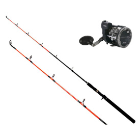 Okuma Classic Linecounter XPD- 30DLXA/Maxximus Predator Ice Medium Combo Vänster