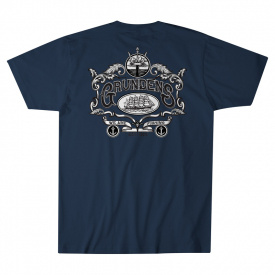 Grundéns Crest SS T-Shirt Deep Water Blue