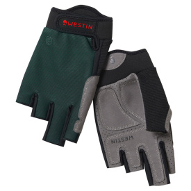 Westin Drip UPF Half Finger Glove Deep Forest