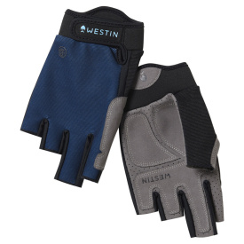 Westin Drip UPF Half Finger Glove Petrol Blue