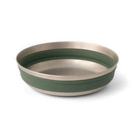 Sea To Summit Detour Stainless Steel Collapsible Bowl L Green