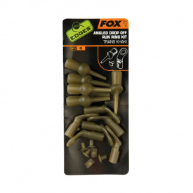 Fox Edges Angled Drop Off Run Ring Kit Trans Khaki 6pcs