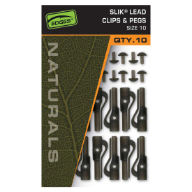 Fox Naturals Slik Lead Clip & Pegs - Size 10