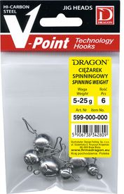 Dragon Flexihead 6kpl, mix - 5-7,5-10-15-20-25 g