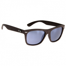 Strike King SK Plus Cash Woodgrain Frame, Black Mirror Gray Base Lens