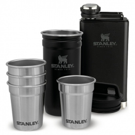 Stanley The Pre-Party Shotglass + Flask Set - Matte Black