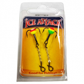 Finnex Chain Treble Hook M (2pcs)