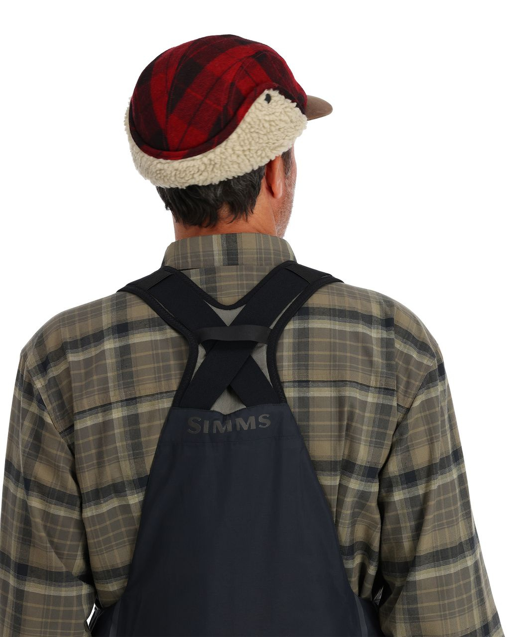 Simms Coldweather Cap Red Buffalo Plaid