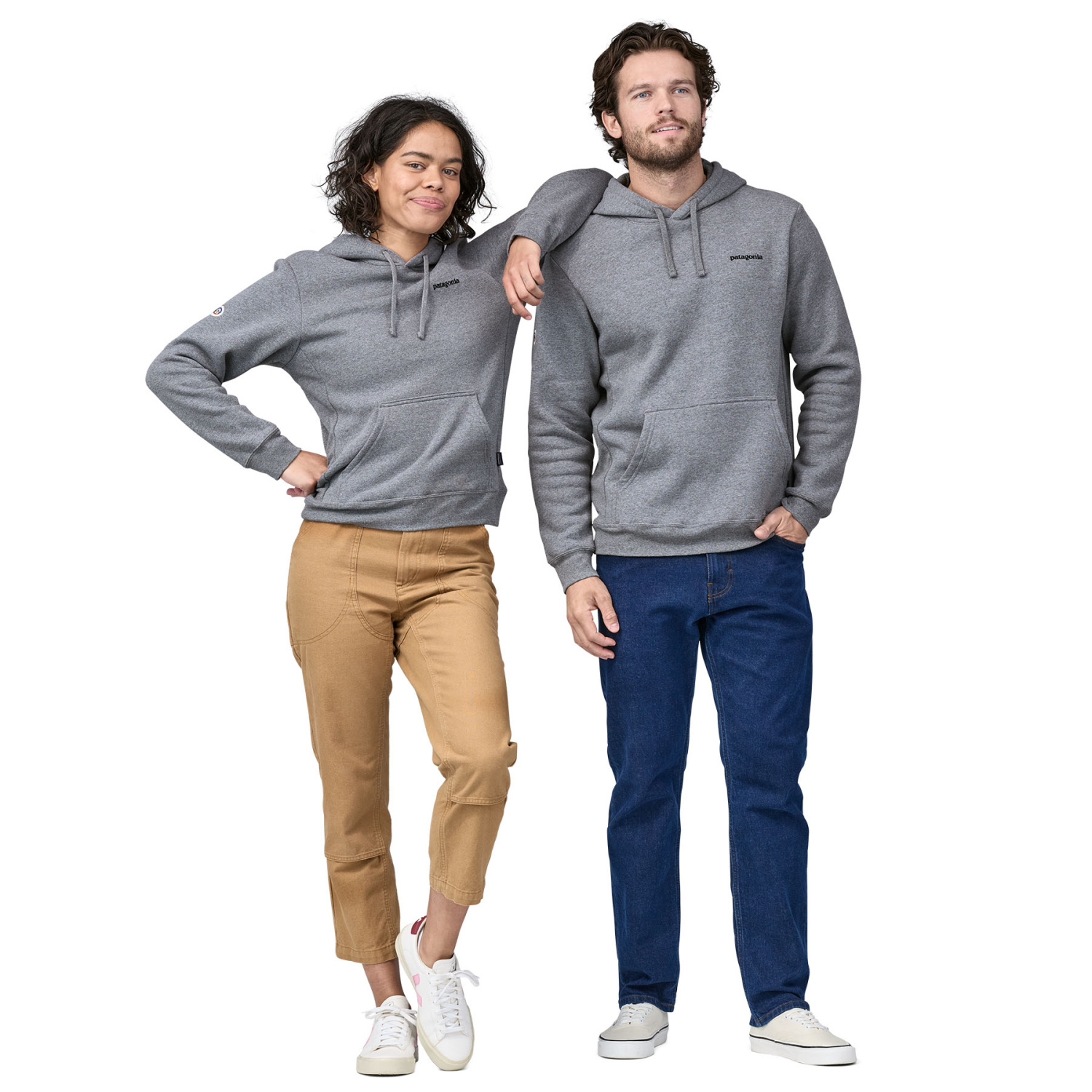 Patagonia Fitz Roy Icon Uprisal Hoody Gravel Heather