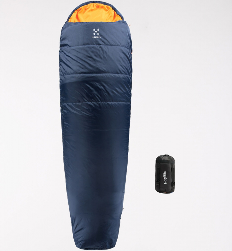 Haglöfs Tarius Lite +8 Midnight Blue/Tangerine - 190cm