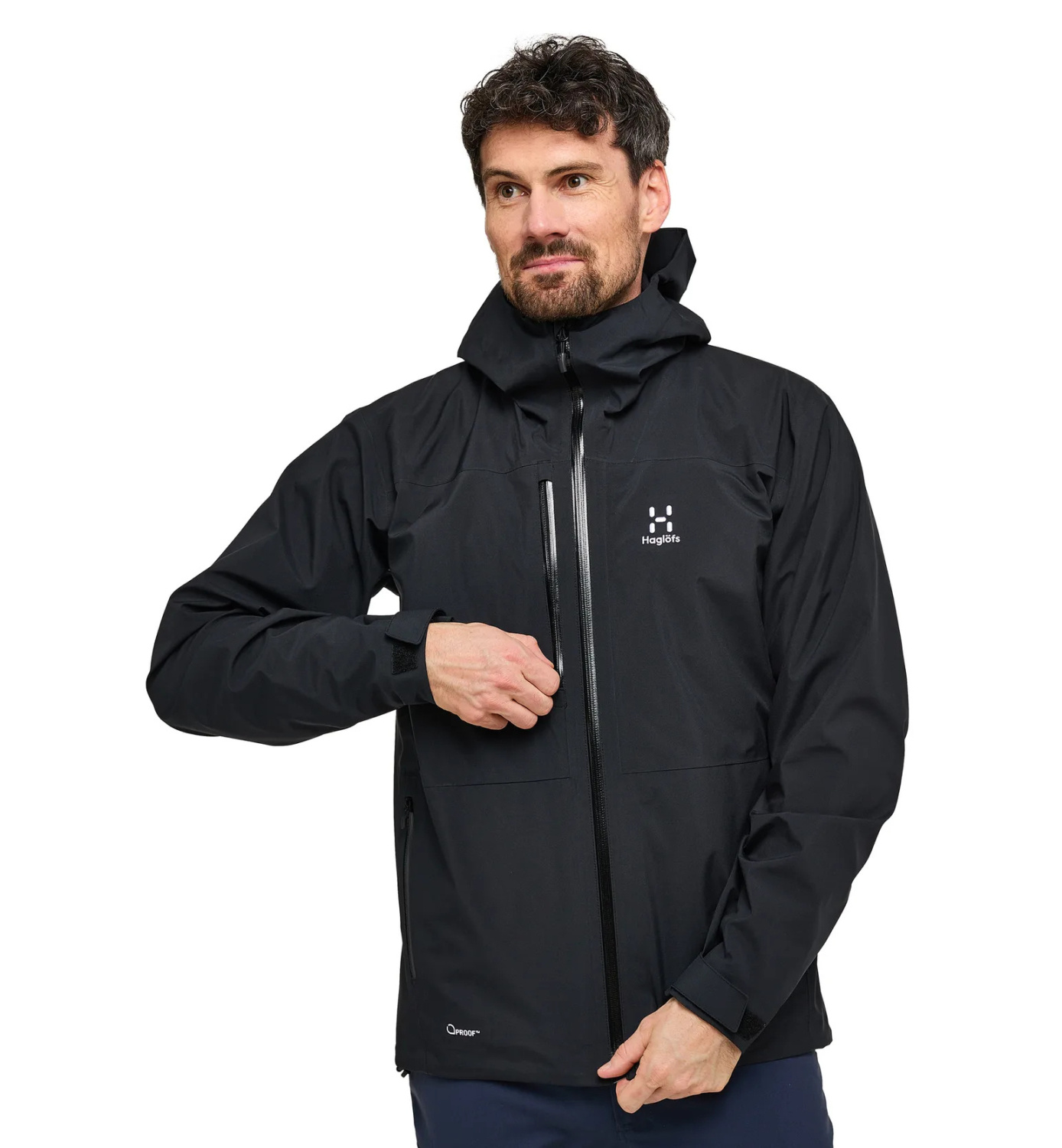 Haglöfs Front Proof Jacket Men True Black