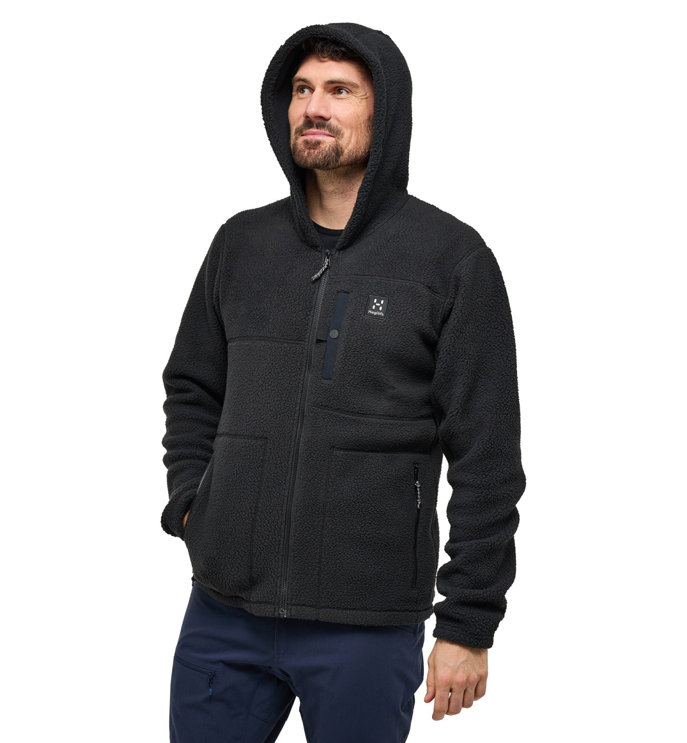 Haglöfs Malung Pile Hood Men True Black