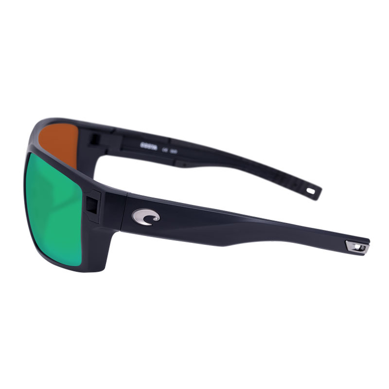 Costa DIEGO matte black - green mirror 580G