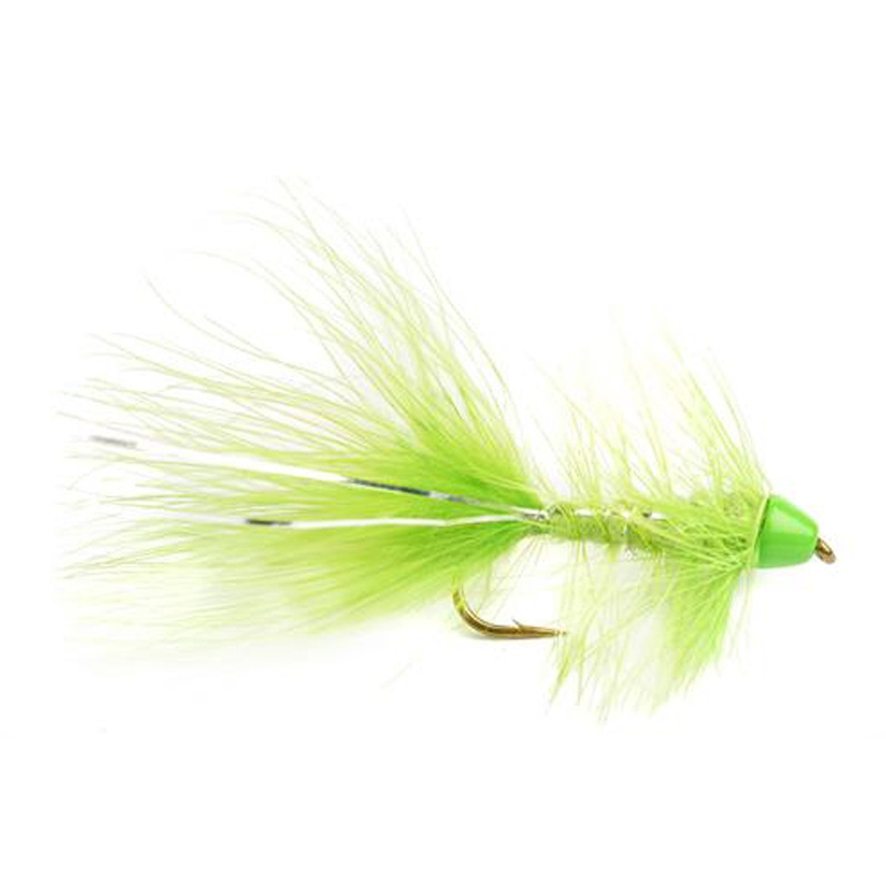 Wolly Bugger Cone Chartreuse Size 8