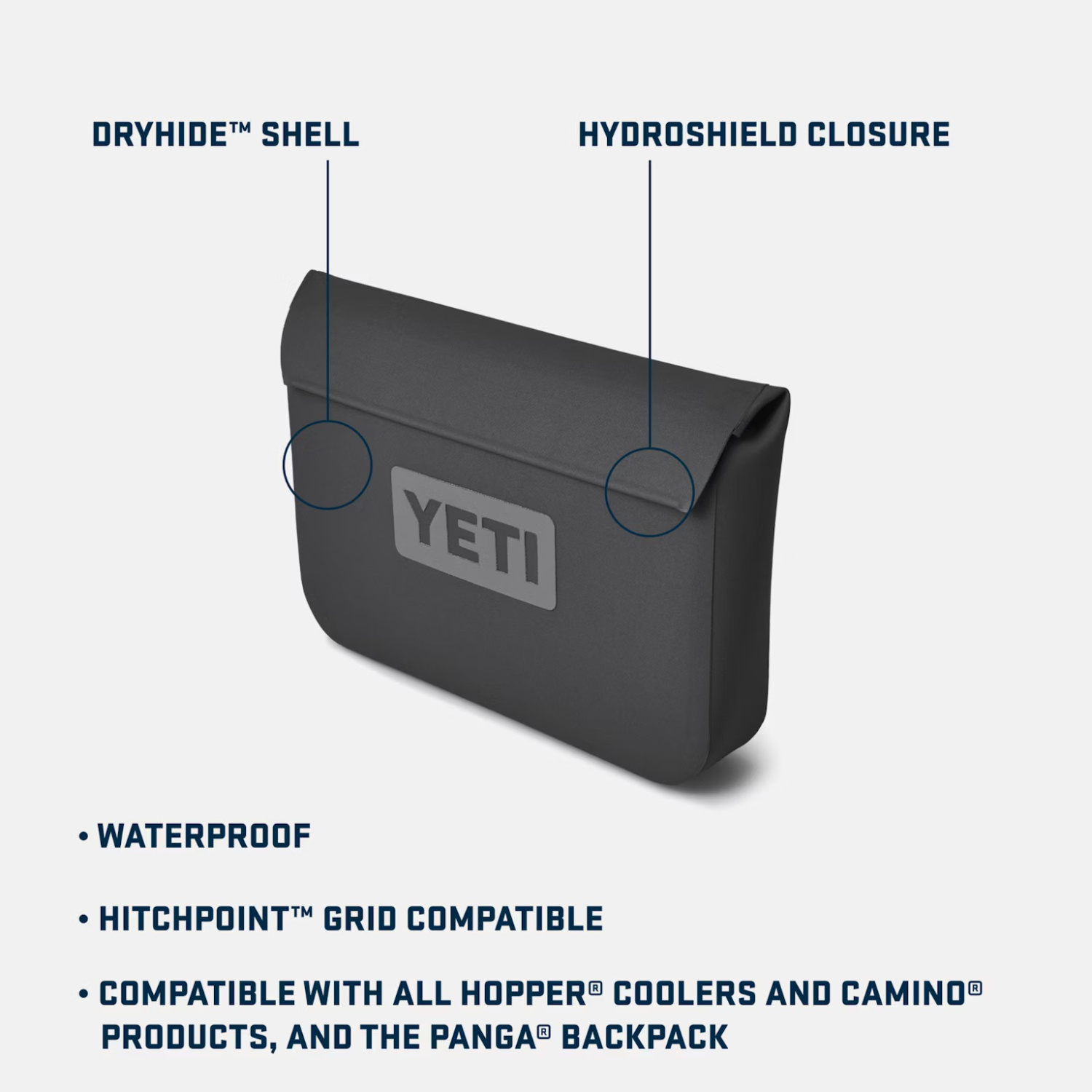 Yeti Sidekick Dry 3L Waterproof Gear Bag - Black